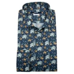 KUKKAKUVIOLLINEN PRINTTIKAULUSPAITA 4157-46