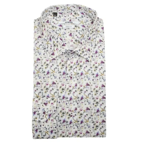 KUKKAKUVIOLLINEN PRINTTIPAITA 4185-01