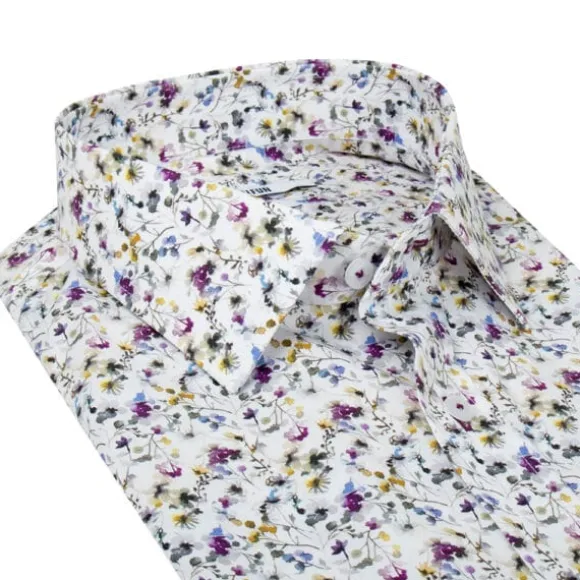 KUKKAKUVIOLLINEN PRINTTIPAITA 4185-01